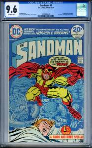 Sandman 1 (1974) CGC 9.6 Off-White Pages 99